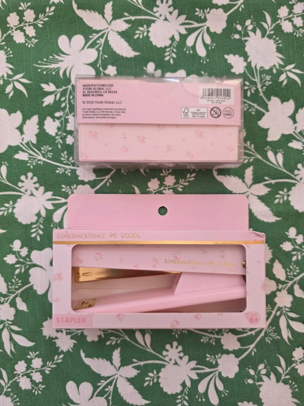 LoveShackFancy Target Blooming Stapler Tape Dispenser school supply 2 lot